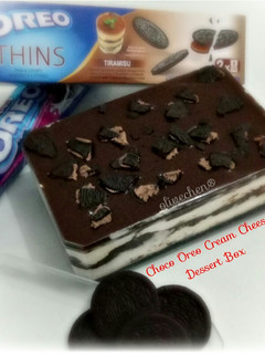 Foto resep Choco oreo cream cheese dessert box