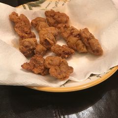 A picture of Southern fried gizzards.