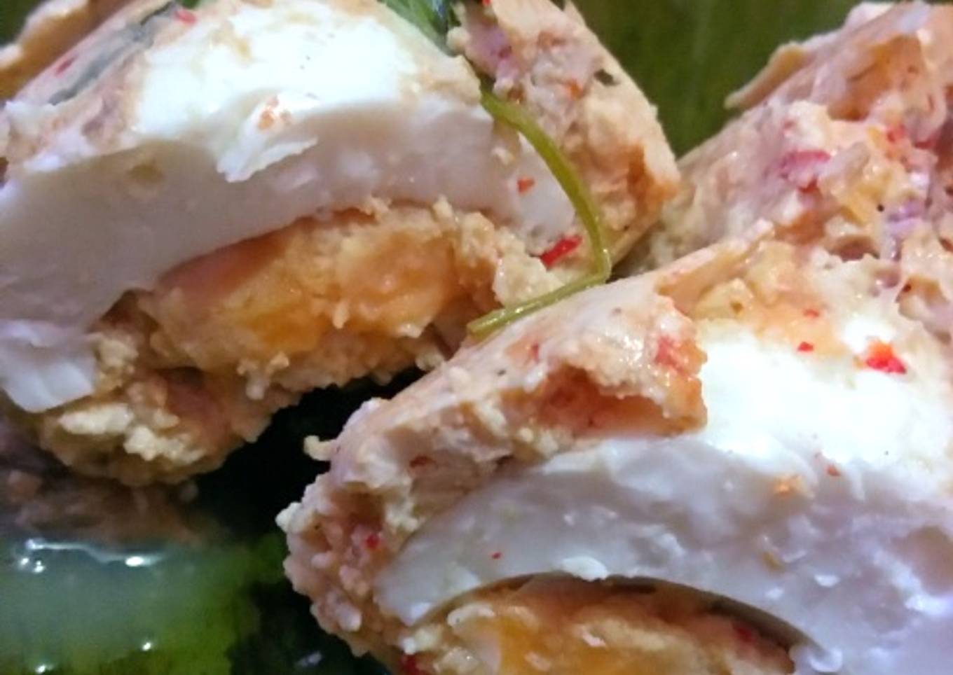 Cocok Buat Pemula! Resep Botok tahu telur asin+udang Yang Gampang