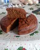 Torta de cambur con chocolate