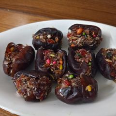 Dates paan sweets A picture of Dates paan sweets.