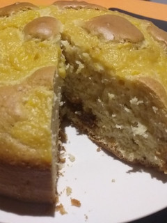 Una foto de Torta matera rellena de dulce de leche ! ♡