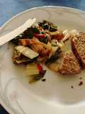 Pastel de carne con sabor oriental