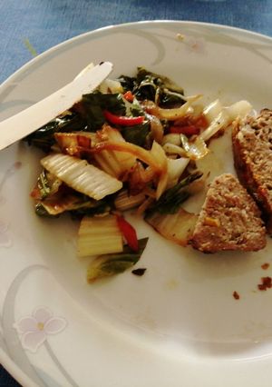 Una foto de Pastel de carne con sabor oriental