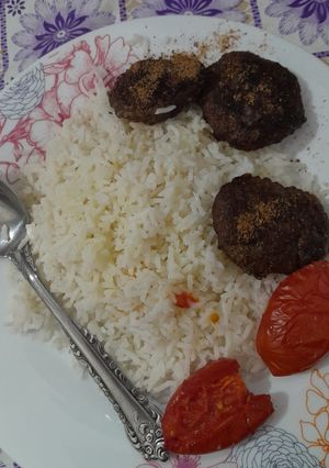 عکسی از دستور کتلت گوشت و کدو