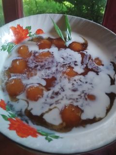 Foto resep Bubur candil ubi kuning / kolak biji salak