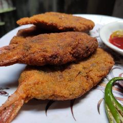 A picture of Prawn Cauliflower cutlet.