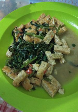 Foto resep Tumis Kangkung Tempe