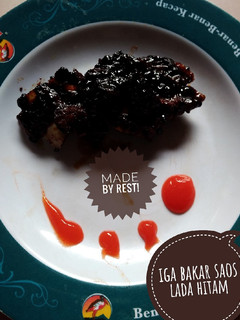 Foto resep Iga bakar saos lada hitam 😋😋😋