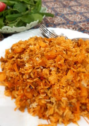 عکسی از دستور استانبولی پلو😻🌿