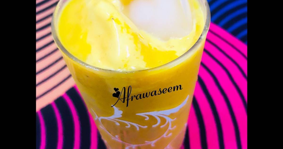 Mango Shake With Ice Cream Recipe By Afra Waseem Afreen Cookpad