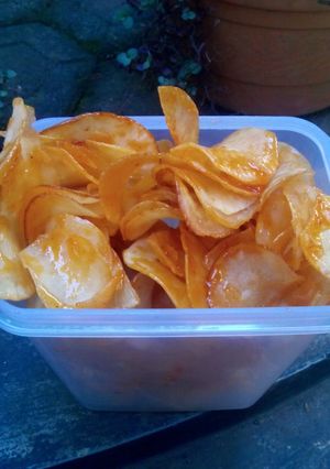 Foto resep Keripik singkong balado saos  A*C extra pedas v3