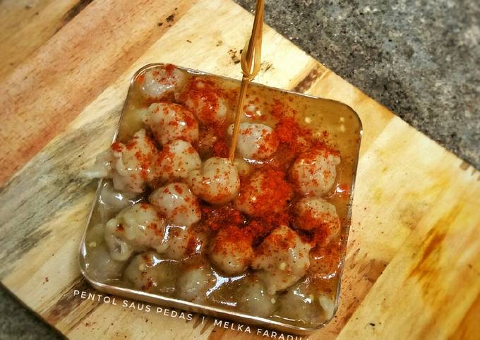 Resep Pentol Saus Pedas Oleh Melka Faradilla Husna Sembiring Cookpad