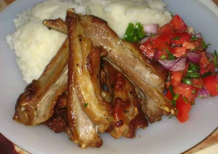 Easiest Way to Make Any-night-of-the-week Mbuzi Choma with Kachumbari