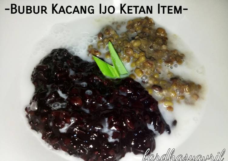 Bubur Kacang Ijo Ketan Item