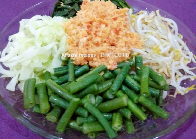 Cara Buat Urap Bumbu Tumis Yang Mudah