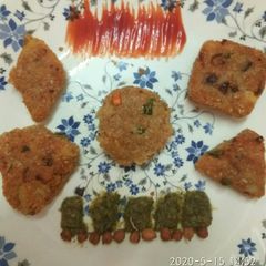 A picture of Oats Tikki.