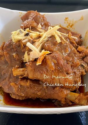 A picture of Chicken Hunglay Curry.