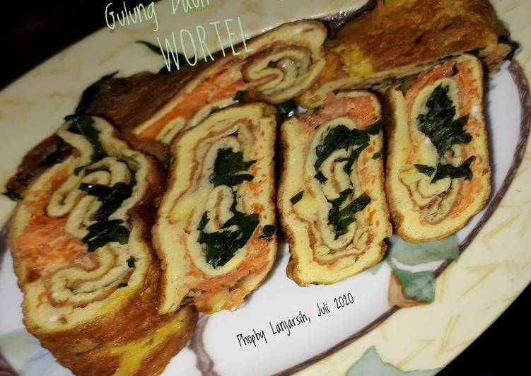 Resep Telur Dadar Gulung Daun Ginseng Anti Gagal