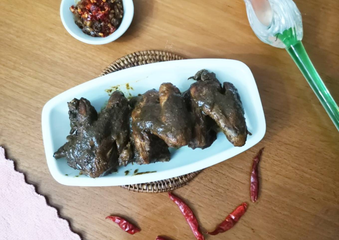 Ayam ungkep kepayang / keluwek