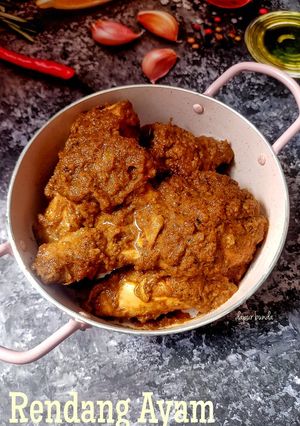 Foto resep Rendang ayam