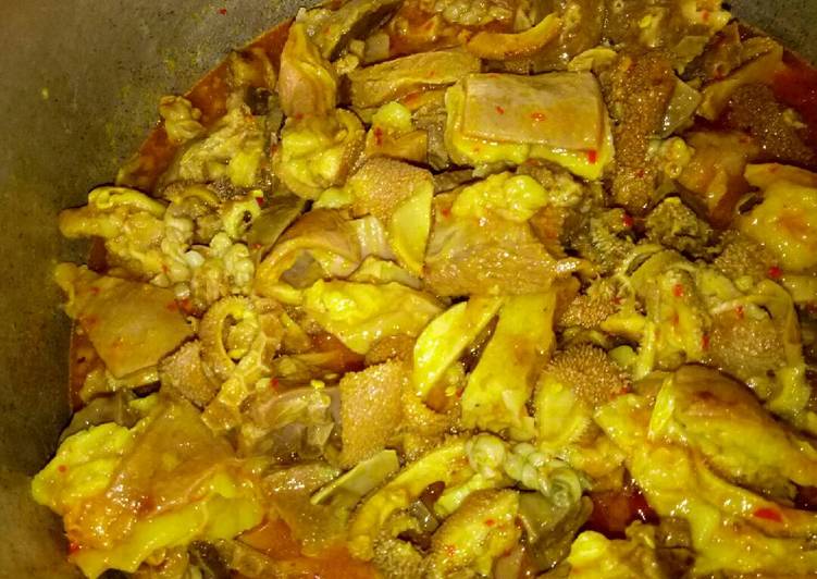 Resep Jeroan Kambing Berbumbu Oleh Dapur Deliyah Cookpad