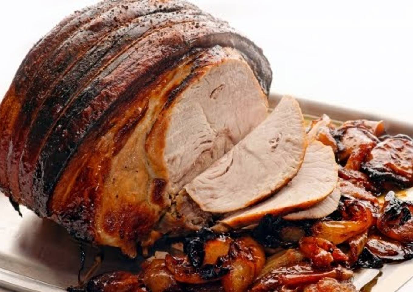 Stuffed pork shoulder