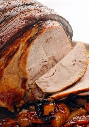 A picture of Stuffed pork shoulder.