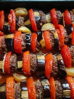 صورة لوصفة كباب باذنجان 🍆 ☺😋