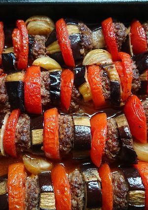 صورة لوصفة كباب باذنجان 🍆 ☺😋