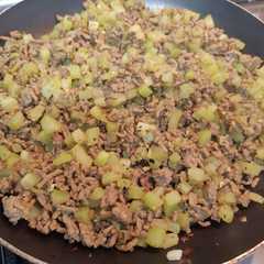 Una foto de Carne molida con chayote baja en calorías