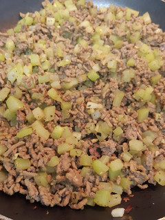 Una foto de Carne molida con chayote baja en calorías