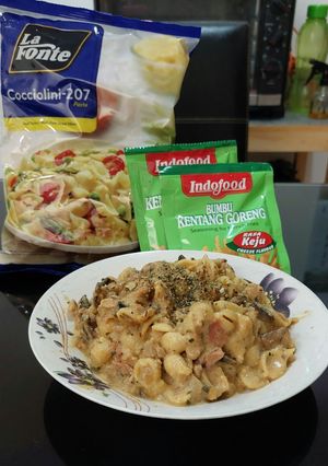 Foto resep Anabolic "Cheesy" Mushroom Pasta|High protein, low calorie
