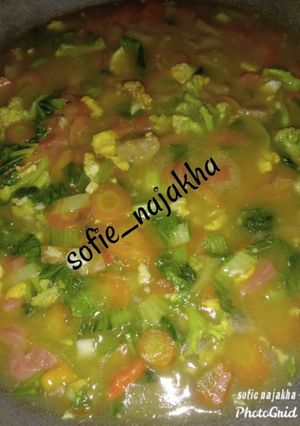 Foto resep Capcay pentol sosis