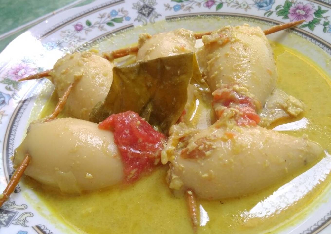 π Cumi Kuah Santan Isi Tahu Telur π