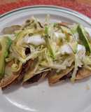 Dobladitas de frijol negro con queso en freidora de aire