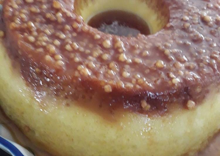 Pudim de tapioca e côco