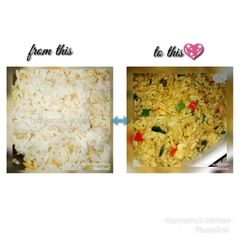 A picture of Leftover rice hacks(sarrafa kwanennen shinkafa).