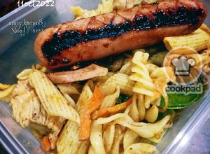 Gambar Pasta Goreng Tomyam (Hari Lahir Qaseh)