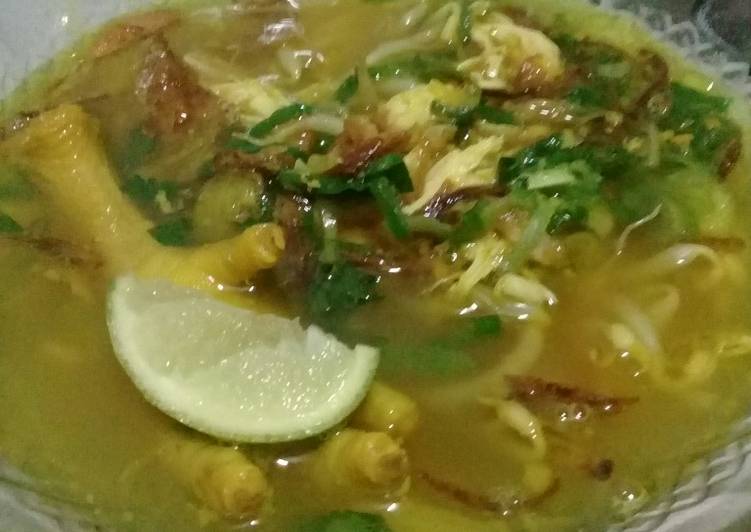 Langkah Mudah untuk Membuat Soto ceker seger, Menggugah Selera