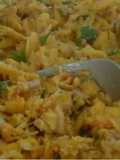 Picadillo de plátano verde con chorizo