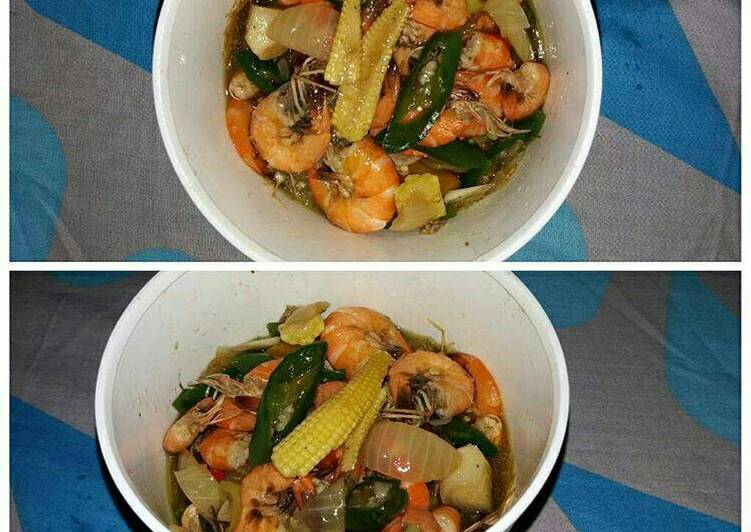 makanan Udang saus tiram Jadi, Sempurna