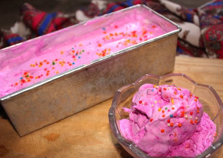 Resep Dragon fruit ice cream Anti Gagal