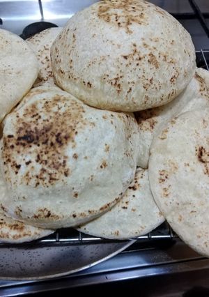 A picture of Bread on the Griddle.