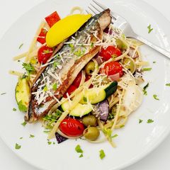 A picture of My Mackerel linguine.