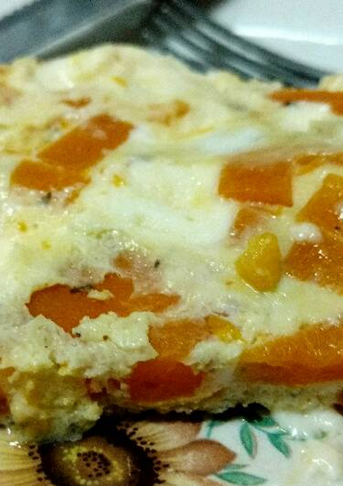 Una foto de Omelette de zapallito coreano al microondas