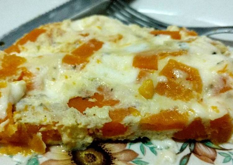 Omelette de zapallito coreano al microondas