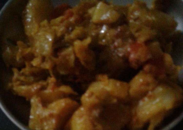 5 Easy Dinner Aloo patta gobhi / potato cabbage