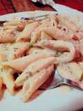 Pena paste with white sauce