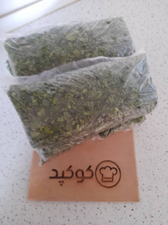عکسی از دستور روش نگهداری سبزی آش در فریزر